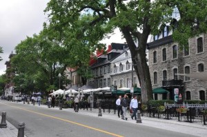 quebec city sidewalk cafes