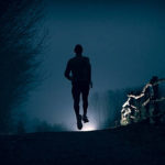 jogging at night